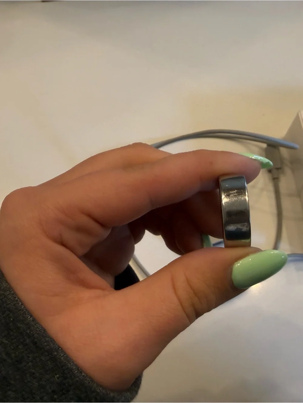 Silver Oura Ring size 9 Gen 4